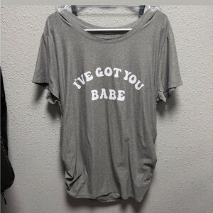 Maternity Time and Tru Gray 'I've Got You Babe' Tee